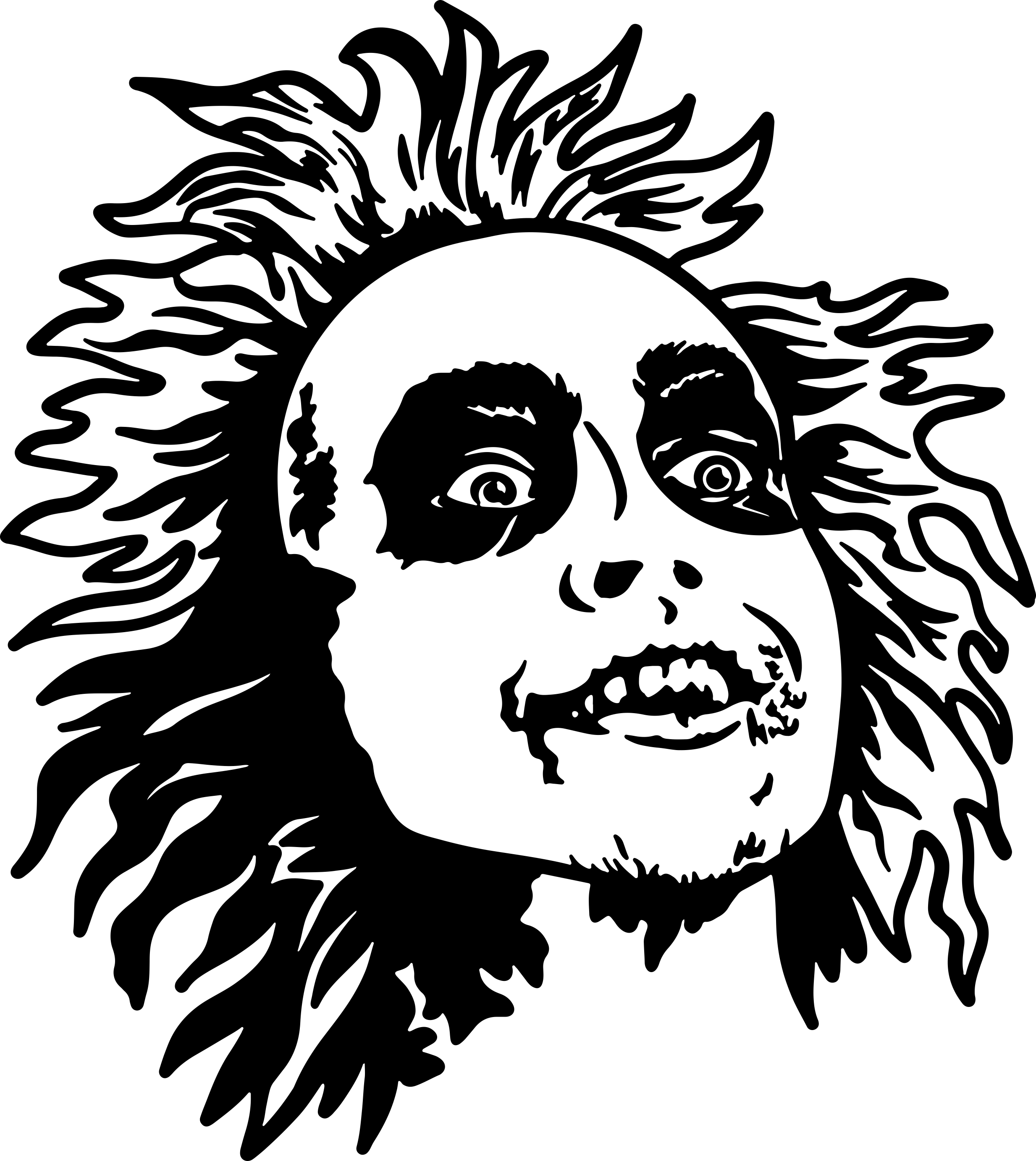 Beetlejuice 9 Sketch Tracing Svg Vector Free Vectors